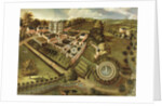 The House and Garden of Llanerch Hall, Denbighshire, c.1662-72 by English School