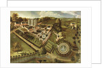 The House and Garden of Llanerch Hall, Denbighshire, c.1662-72 by English School