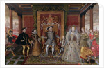 An Allegory of the Tudor Succession: The Family of Henry VIII, c.1589-95 by English School