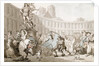 La Place des Victoires, Paris, c.1789 by Thomas Rowlandson