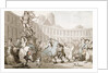 La Place des Victoires, Paris, c.1789 by Thomas Rowlandson