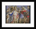 Mars Introduced by Minerva to Occasion, accompanied by Ceres, after a painting by Peter Paul Rubens by Bernard III Lens