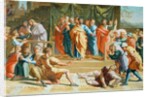 Death of Ananias, after a painting by Raphael 1740 by Joseph Goupy