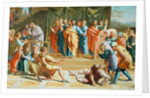 Death of Ananias, after a painting by Raphael 1740 by Joseph Goupy