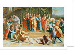 Death of Ananias, after a painting by Raphael 1740 by Joseph Goupy