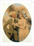John Edwin and Mrs. Wells as Lingo and Cowslip in the 'Agreeable Surprise', 1787 by John Downman