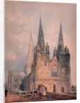 Lichfield Cathedral, Staffordshire, 1794 by Thomas Girtin