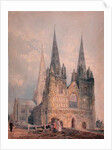 Lichfield Cathedral, Staffordshire, 1794 by Thomas Girtin