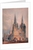 Lichfield Cathedral, Staffordshire, 1794 by Thomas Girtin