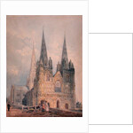 Lichfield Cathedral, Staffordshire, 1794 by Thomas Girtin