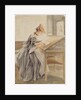 A Lady Copying at a Drawing Table, c.1760-70 by Paul Sandby