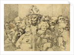 Literary Characters Assembled Around the Medallion of Shakespeare, 1776 by John Hamilton Mortimer
