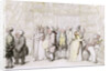 Viewing at the Royal Academy, c.1815 by Thomas Rowlandson