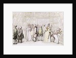 Viewing at the Royal Academy, c.1815 by Thomas Rowlandson