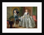David Garrick and Mrs Pritchard in 'The Suspicious Husband' by Benjamin Hoadley 1747 by Francis Hayman