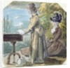 Lady Francis Scott and Lady Elliot, c.1770 by Paul Sandby