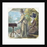 Lady Francis Scott and Lady Elliot, c.1770 by Paul Sandby