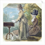 Lady Francis Scott and Lady Elliot, c.1770 by Paul Sandby