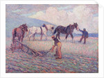The Turn-Rice Plough, c.1909 by Robert Polhill Bevan