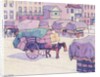 Hay Carts, Cumberland Market by Robert Polhill Bevan