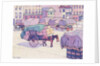 Hay Carts, Cumberland Market by Robert Polhill Bevan