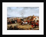 Hunting Scene, The Meet by Henry Thomas Alken