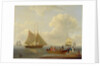 A Wherry Taking Passengers out to Two Anchored Packets, 1825 by William Anderson
