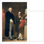 John Flaxman modelling his bust of William Hayley, c.1791-92 by George Romney