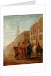 Restoration Procession of Charles II at Cheapside, c.1745 by William Hogarth