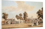 An encampment in St. James's Park by Paul Sandby