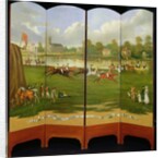 The Start of the Race for the Clarence Gold Cup at Hampton, Wednesday 21st June, 1815 by Henry Bernard Chalon