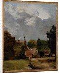 East Bergholt Church from Church Street by John Constable