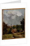 East Bergholt Church from Church Street by John Constable