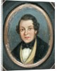 Miniature: Portrait of Abram Constable, brother of the artist by John Constable