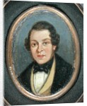 Miniature: Portrait of Abram Constable, brother of the artist by John Constable