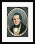 Miniature: Portrait of Abram Constable, brother of the artist by John Constable