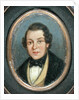 Miniature: Portrait of Abram Constable, brother of the artist by John Constable