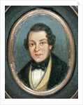 Miniature: Portrait of Abram Constable, brother of the artist by John Constable
