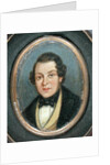 Miniature: Portrait of Abram Constable, brother of the artist by John Constable