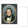 Miniature: Portrait of Abram Constable, brother of the artist by John Constable
