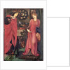 Fair Rosamund and Queen Eleanor by Sir Edward Coley Burne-Jones