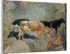 Study of Five Horned Cattle by John Constable