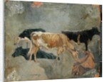 Study of Five Horned Cattle by John Constable