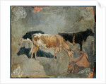 Study of Five Horned Cattle by John Constable