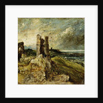 Sketch of Hadleigh Castle by John Constable