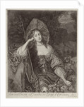 Barbara Duchess of Cleaveland as a Shepherdess engraved by William Sherwin, 1670 by Peter Lely