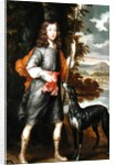 A Boy with a Spear and a Hound, c.1685 by William Wissing or Wissmig