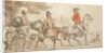 Illustrations for 'The Military Adventures of Johnny Newcome: 'Dashed with his suite for Santarem that night' by John Mitford by Thomas Rowlandson