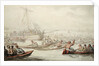 The Annual Sculling Race for Doggett's Coat and Badge, c.1805-10 by Thomas Rowlandson