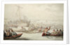 The Annual Sculling Race for Doggett's Coat and Badge, c.1805-10 by Thomas Rowlandson